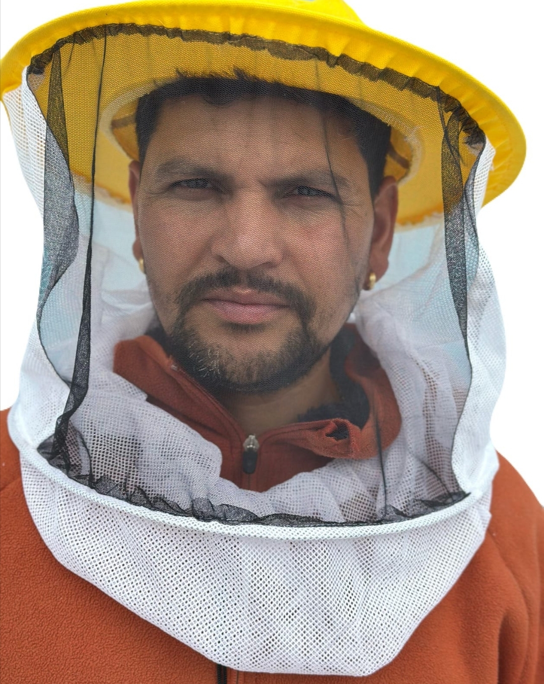 Bee Veil yellow white